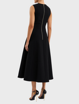 Freyja Midi Dress - Black