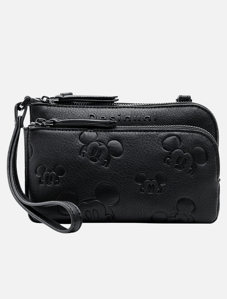 Mickey Mouse Cross Body Bag - Negro