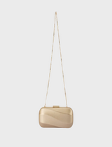 Carolin Wavy Clutch - Gold