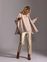 Woody Faux Leather Pants - Gold