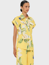 Catarina Blouse - Joie Print in Sunshine