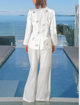 Sweet Walker Trouser - White