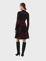 Monica A-Line - Red Black