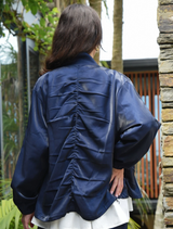 Zip To The Point Jacket - Navy