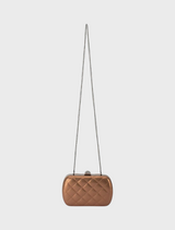 Zoey Quilted Clutch - Copper