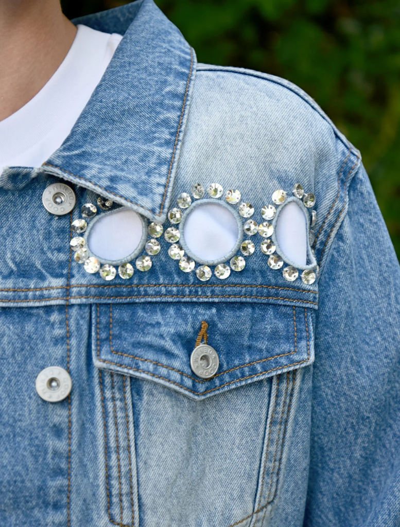 Diamond Life  Jacket  - Blue Denim
