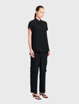 Soft Stand Shirt - Black