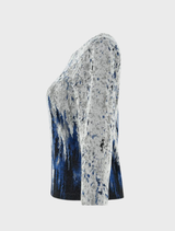 Top - Light Grey / Blue / Multi