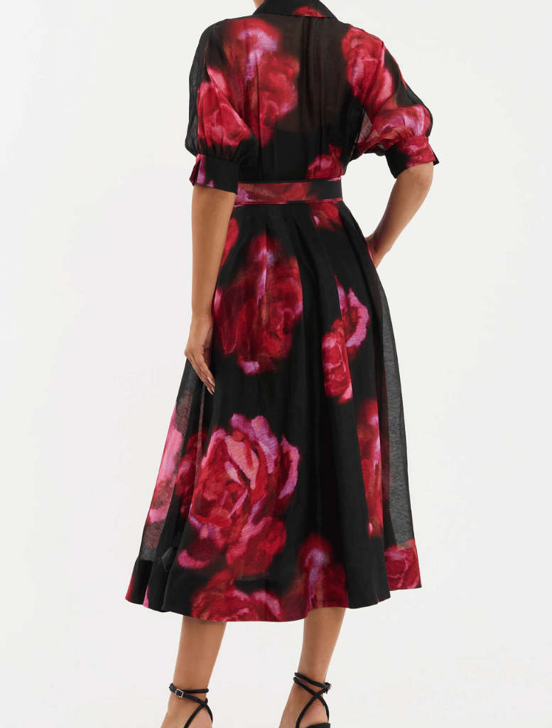 Rosina Midi Dress -Print