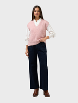 Tilly Vest - Blush