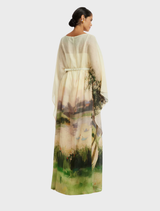 Willow Kaftan Maxi Dress - Serene Print