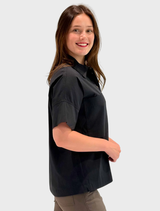 Stud Shell Shirt - Black