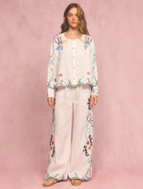 Alex Wide Leg Pant - Linen Kiss