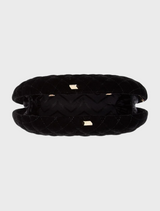 Rikki Fabric Clutch - Black