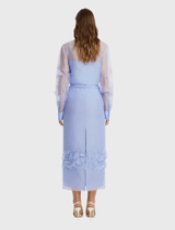 Cassia Petal Shirt - Periwinkle