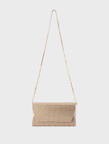 Stacey Crystal Clutch - Gold