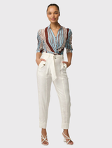 Calantha Cotton Silk Shirt - Iridescent Stripe