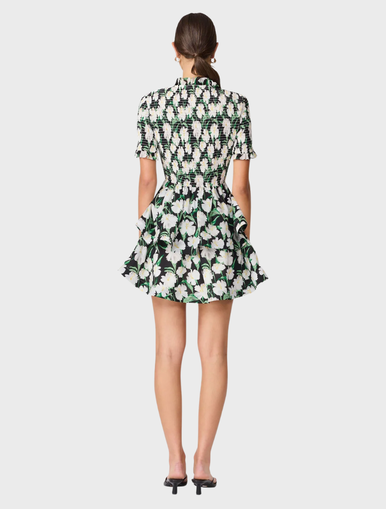 Rosey Short Sleeve Mini Dress - Floral