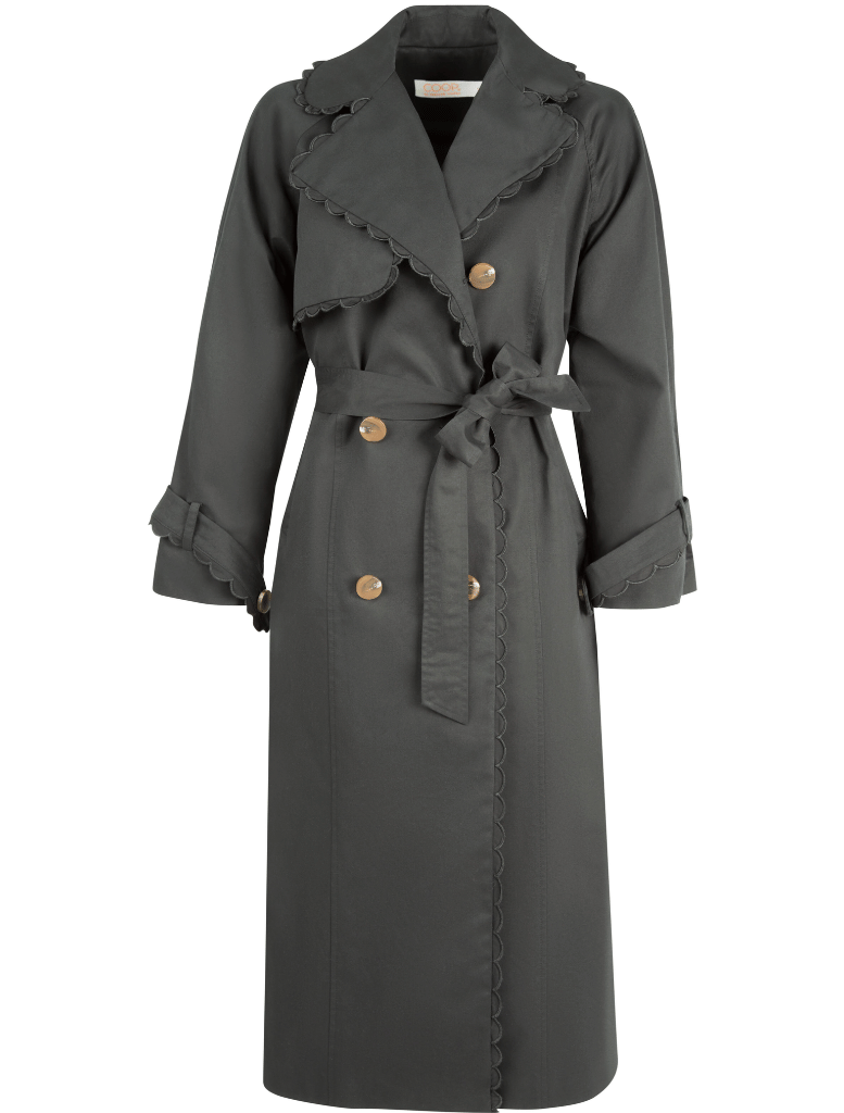 Trench Kiss Coat - Black