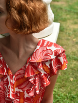 Club  Tropicana Dress - Red/Pink