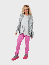 Tailored Jacket - Dark Grey Print