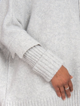 Oversized Iklerk Pullover - Cloudy Grey