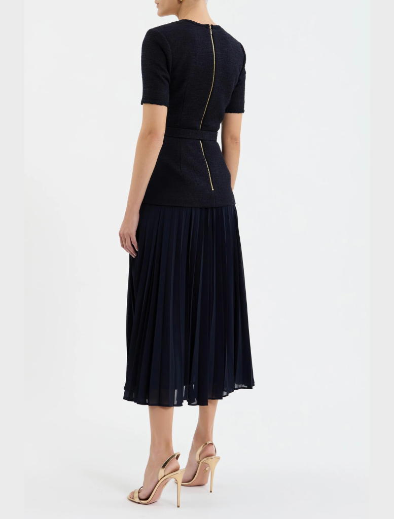 Jonie Midi Dress - Navy