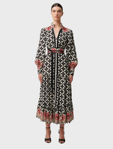 Marielle Linen Viscose Maxi Dress - Country Tapestry