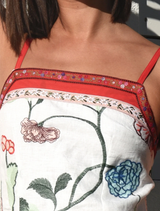 Threading On Sunshine Dress - White Floral