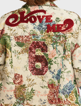 Noelle Jacquard Jacket - Red