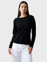 Essential Slim Crew - Jet Black