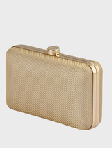 Jen Mesh Clutch - Gold