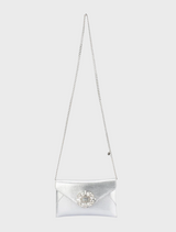 Antonia Envelope Clutch - Silver