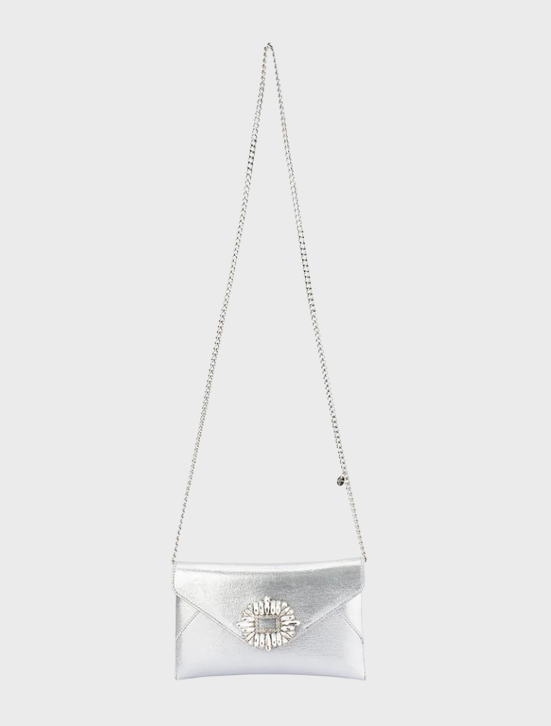 Antonia Envelope Clutch - Silver