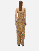 Francesca Strap Star Gown - Gold