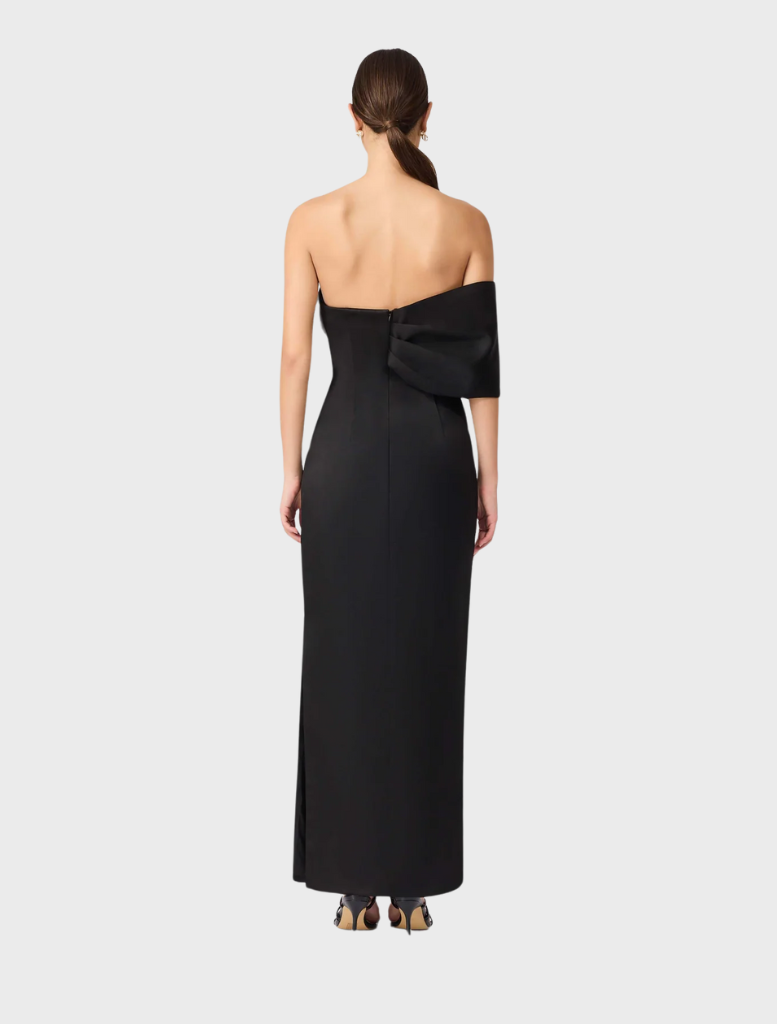 Dandelion Strapless Gown - Black