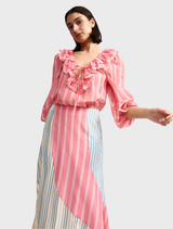 Filly Blouse - Sorbet Stripe