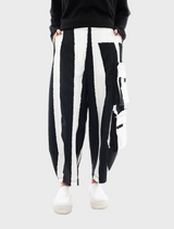 Trousers - Black Print