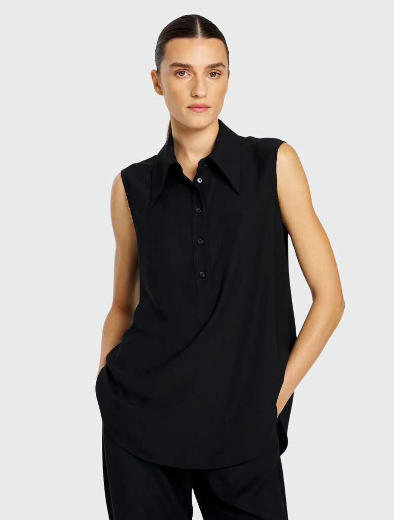Micro Denier Capri Pant - Black
