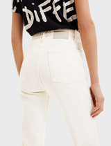 Javiera Cropped Jeans - Cream