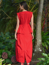 Pep In Your Step Dress - Red