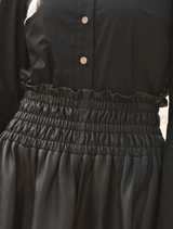 Not A Wasted Moment Skirt- Black