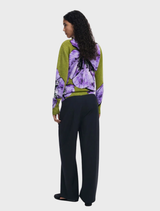 Thin Gauge Pullover - Floral Print