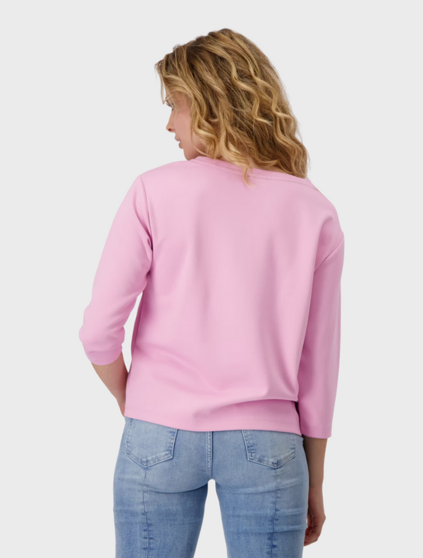 T Shirt Basic  3D-Emblem - Bubblegum