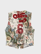 Blair Jacquard Vest - Red
