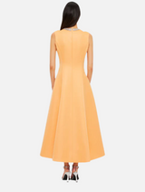 Nicola Embellished Midi Dress - Ochre
