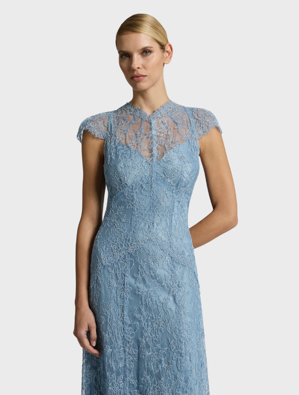 Lorena Midi Dress - Blue