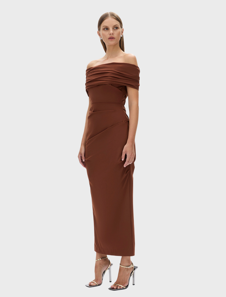 Camille Dress - Chocolate