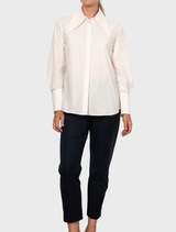 Peak Collar Shirt - Vanilla