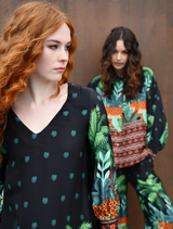 Subtle Sweet Dress - Leopard Stripe